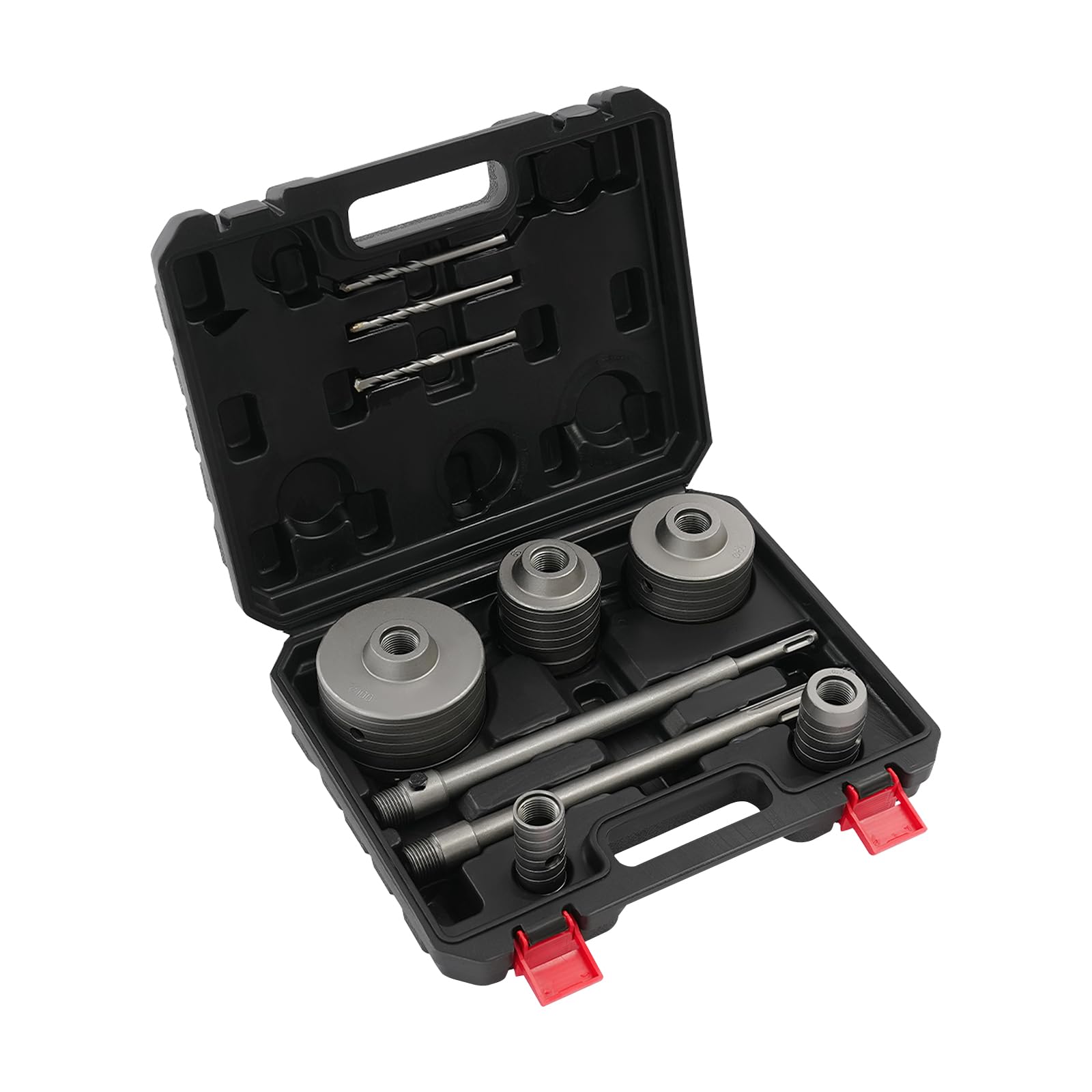 Set 30 40 68 80 100 mm calcestruzzo muratura trapano a secco SDS Plus Max attacco 300 mm acciaio al tungsteno sega a tazza lattina