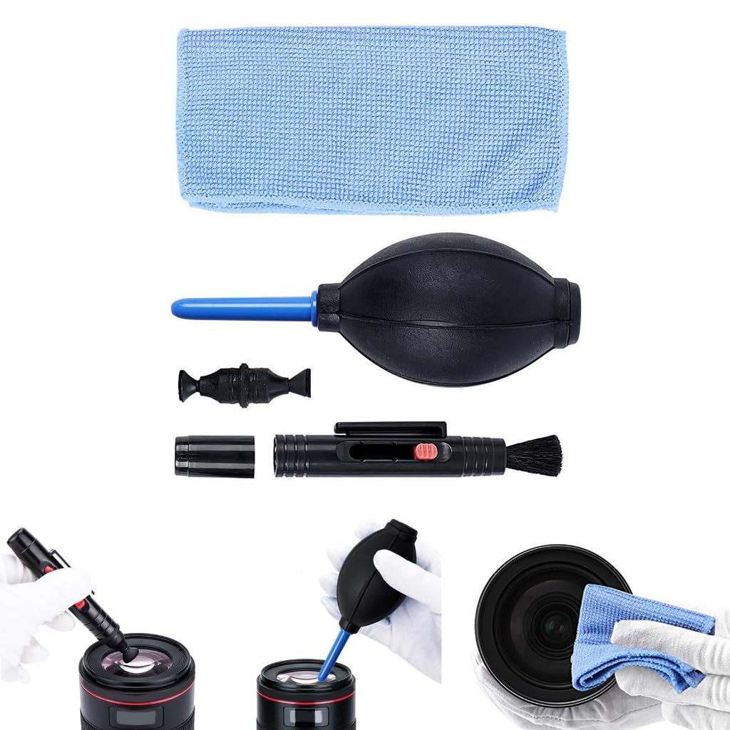Vdaxvme Cloth Brush and Air Blower in 1Set Digital Camera Kits Photography Professional Air Blower