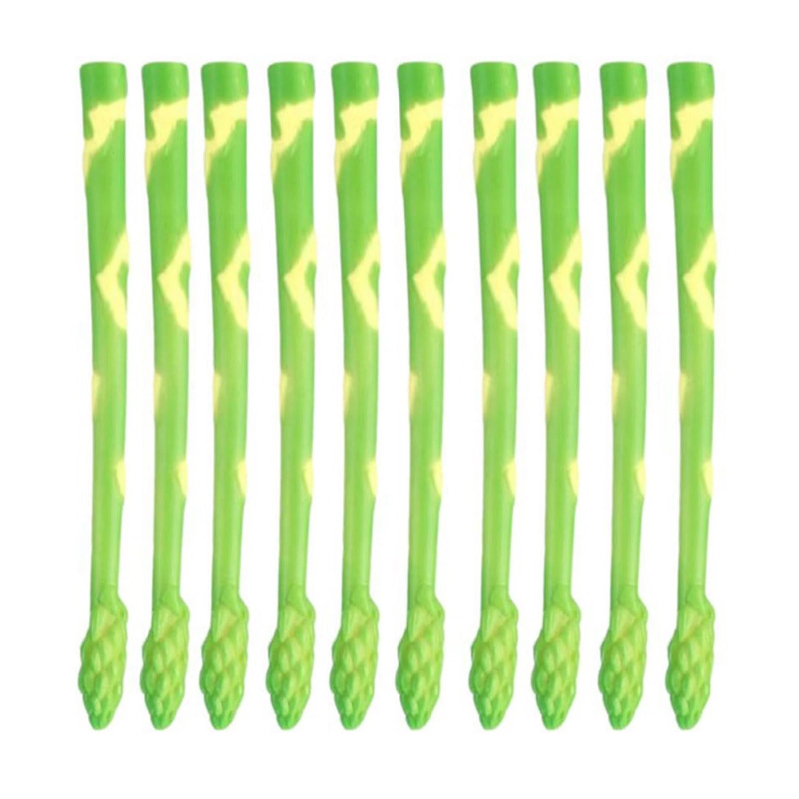 Snorvixre Of 10 Realistic Replicas Simulated Asparaguses Great for Kitchen Display and Themed Party Supplies Realistic Stalk Stalks