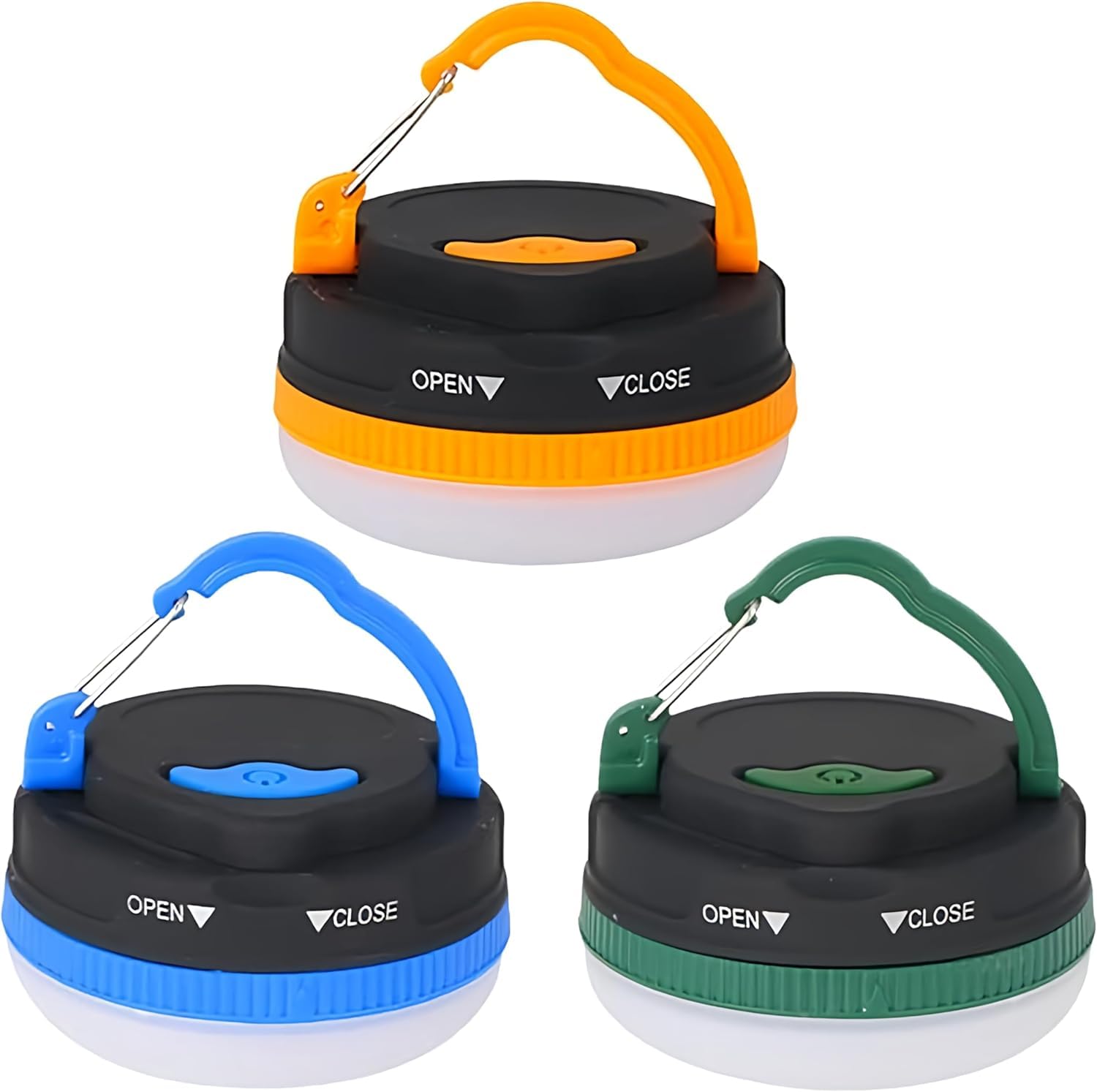 LED Camping Lantern Waterproof Portable Tent Light 3 Modes Magnetic Base 3