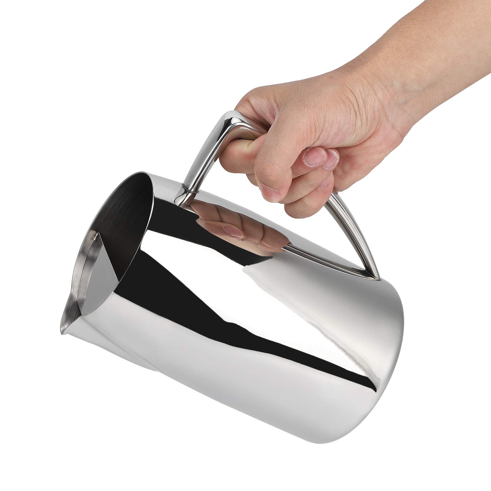 Domowy Dzbanek na Zimną Wodę, Fontanna do Picia ze Stali Nierdzewnej z Ergonomicznym Uchwytem, ​​dzbanek na Sok o Dużej Pojemności 1,7 L do Baru KTV, Prezent dla Rodziny, Kuchenne Artykuły Gospodarstw