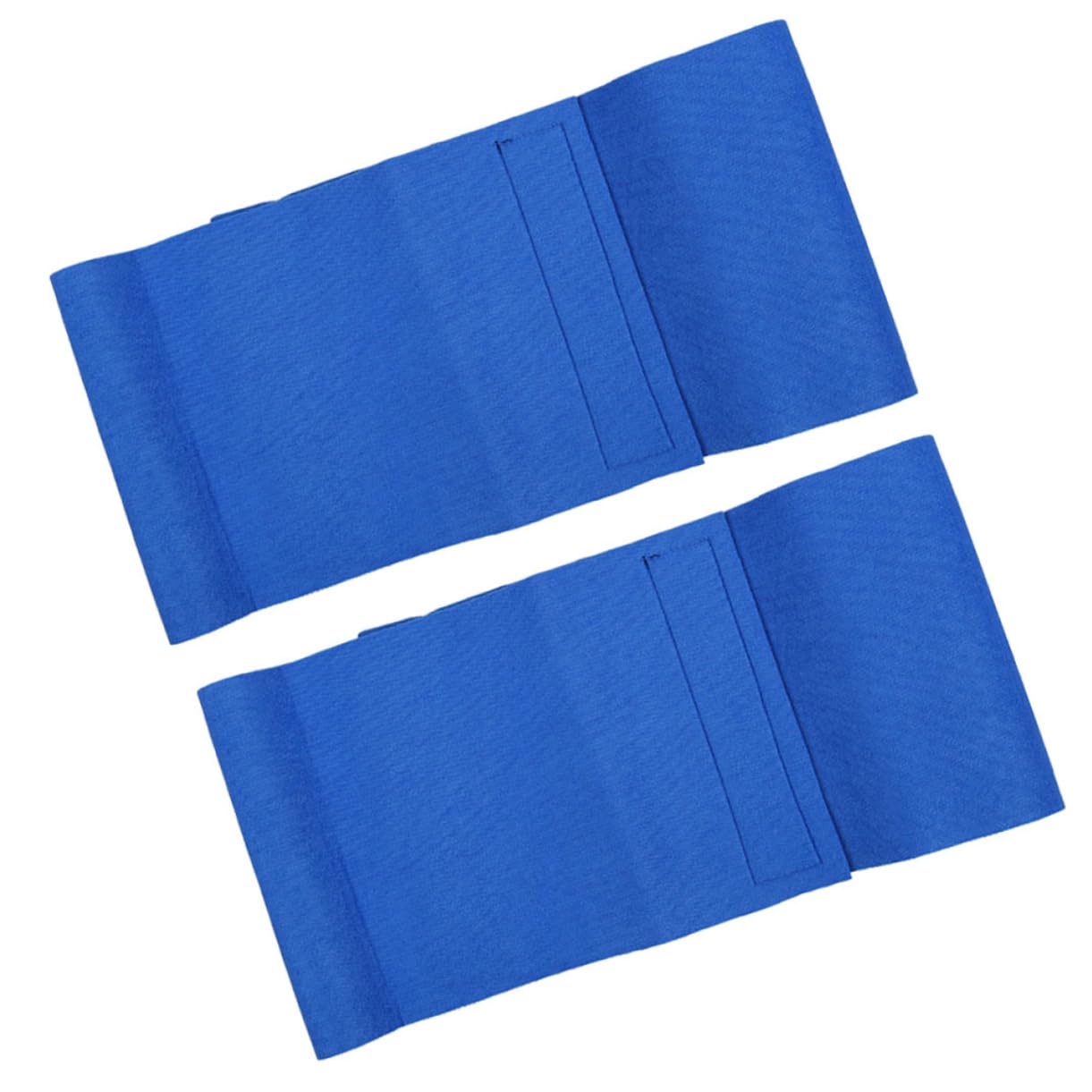 BRIGHTFUFU 2Pcs Adjustable Lumbar Support Belt for Adults Therapy Brace for Relief Breathable and Comfortable Design for Elder Adults Blue