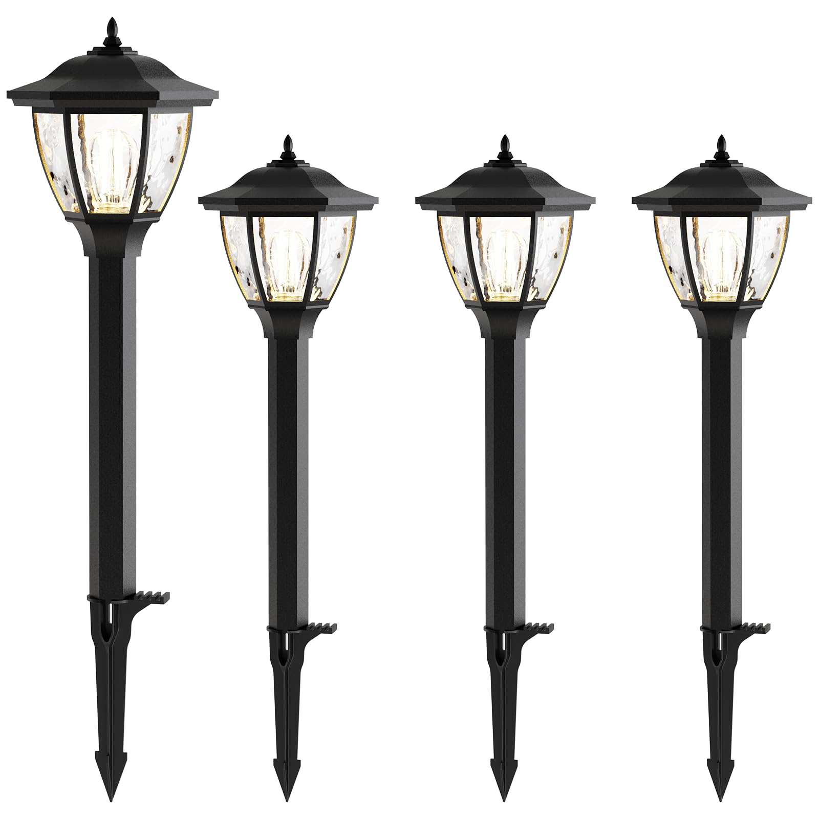 Snapklik.com : GOODSMANN Landscape Lighting 4PK Pathway Lights Low ...