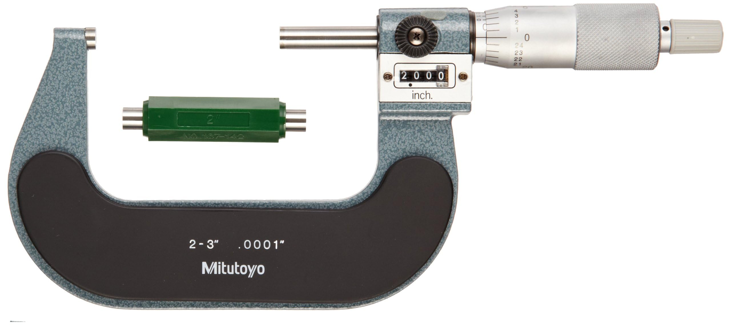 Mitutoyo 193-213 Digit Outside Micrometer, 2-3