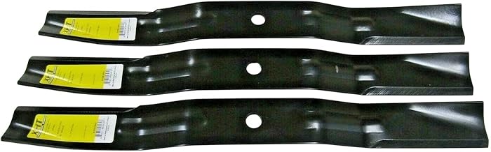Replacement Blades for Frontier GM1072E/GM2072 72" Finishing/Grooming Mower, Made in USA, Set of 3