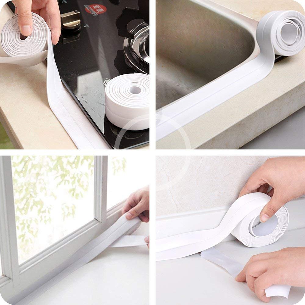 Buy BLAZOR Bath Sealant Strip, Bathroom Sealant Tape, Caulk Strip, PE