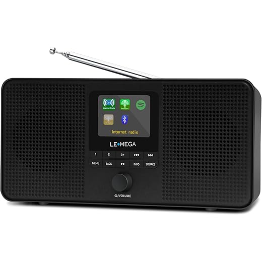 LEMEGA IR4S WiFi Internet Radio - Black