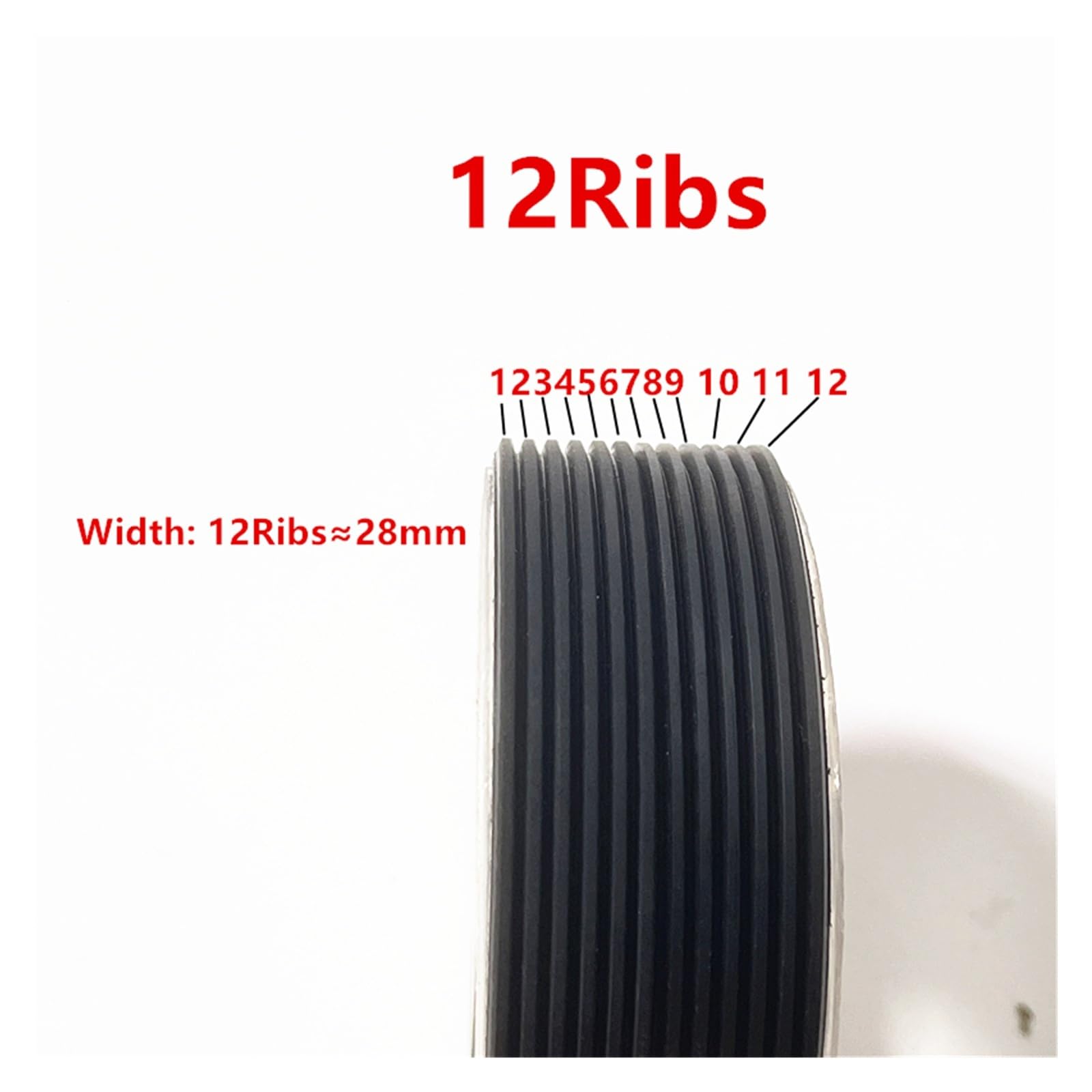 1 szt. 230J 235J 240J 245J pas przemysłowy japonia maszyny serii PJ prążkowane(240J,12Ribs)