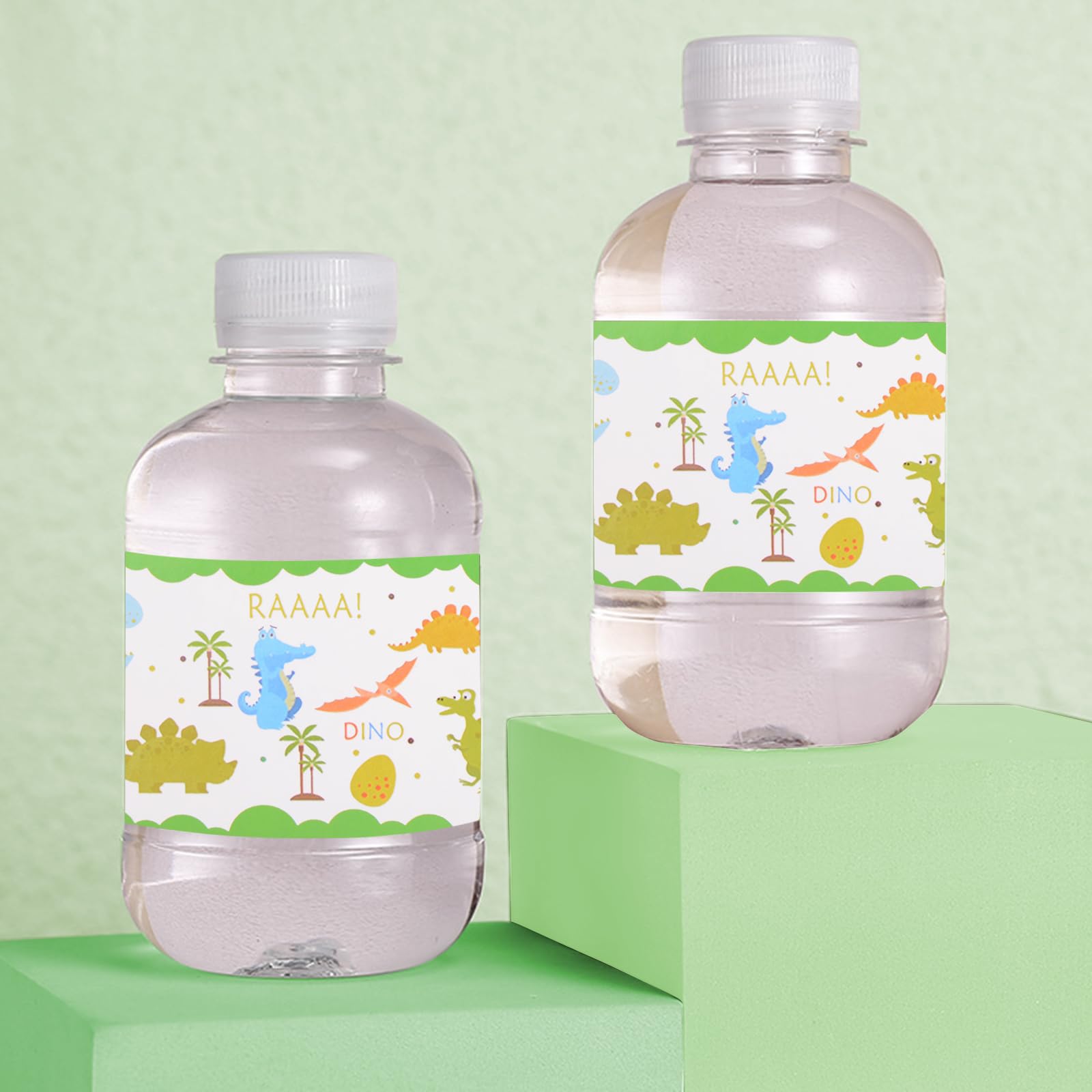 Lot De 48 étiquettes Autocollantes Pour Bouteille D'eau - Thème Révélation Du Sexe Bébé (rose Et Bleu) - 5