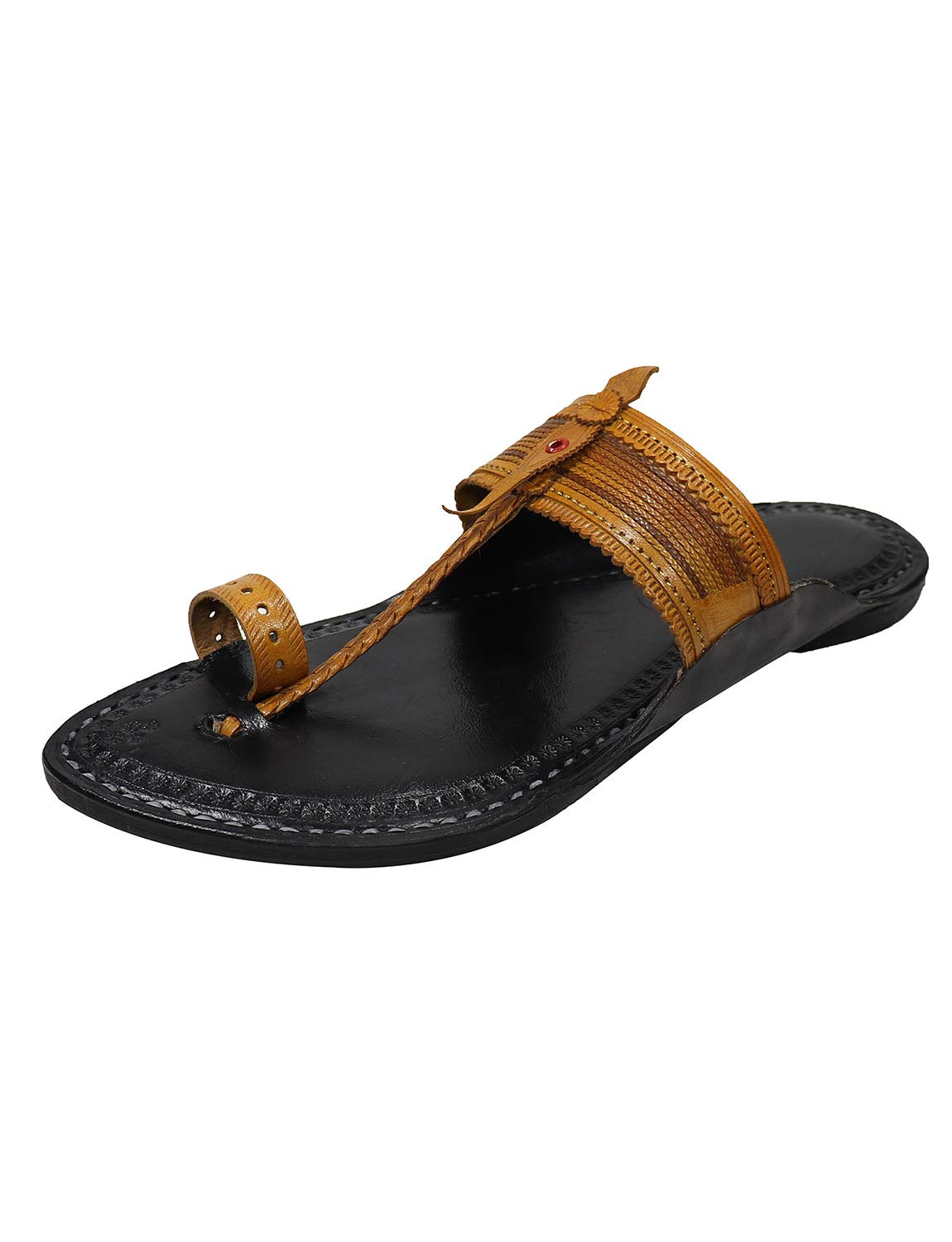 KALAPURIMen's Comfortable Kolhapuri Chappal MKC1275-P