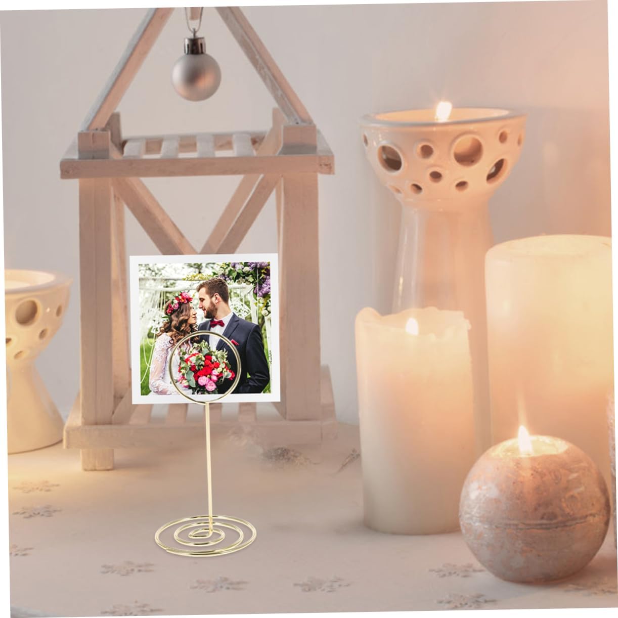 30pcs Creative Desktop Memo Clip Holder Note Stand for Photos Notes Unique Decorative Organizer for Office Home School