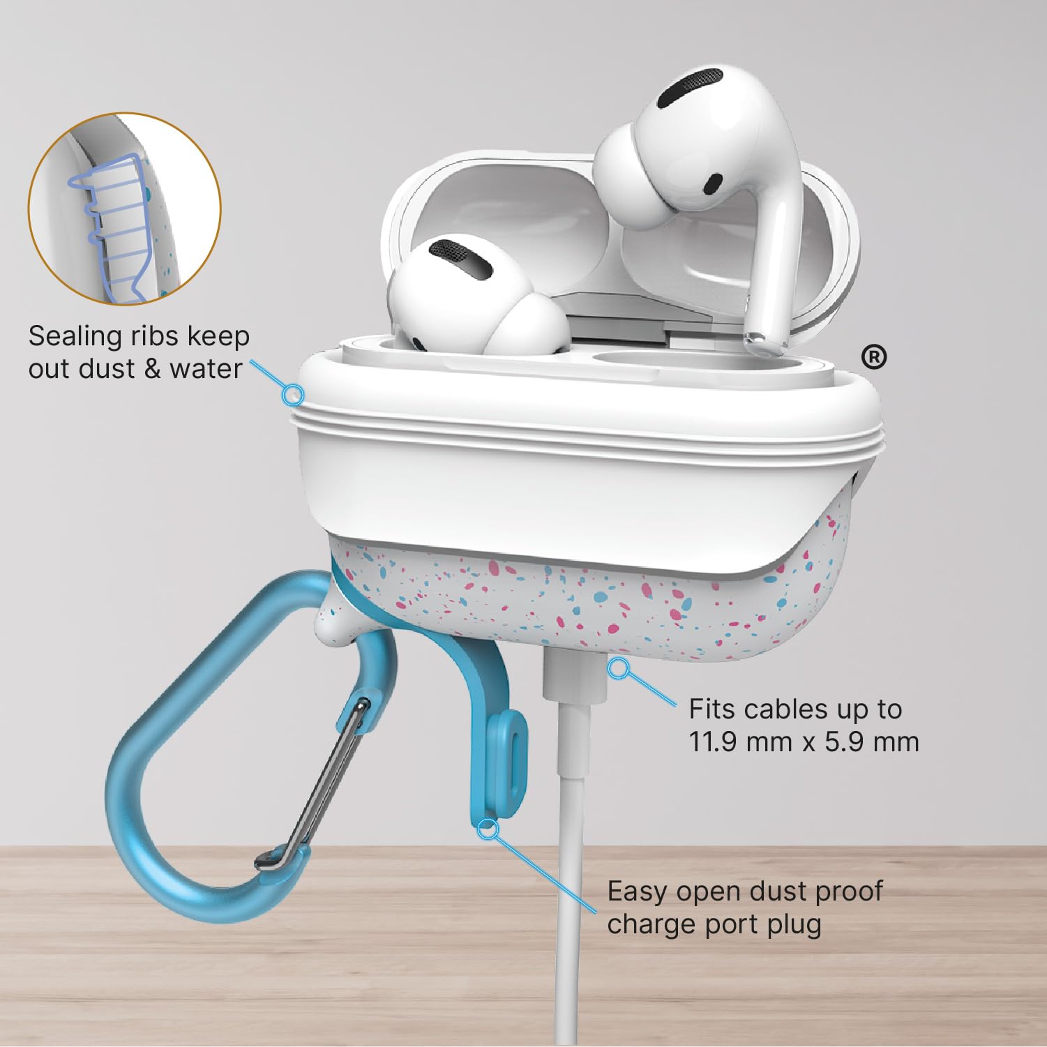 Amazon.co.jp: Catalyst 防水ケース AirPods Pro 第2世代 AirPods Pro