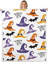 Vista 29 de Manfei Manta metálica de Halloween con diseño de araña robótica metálica para decoración de habitación de niños, manta de tela de araña para sofá