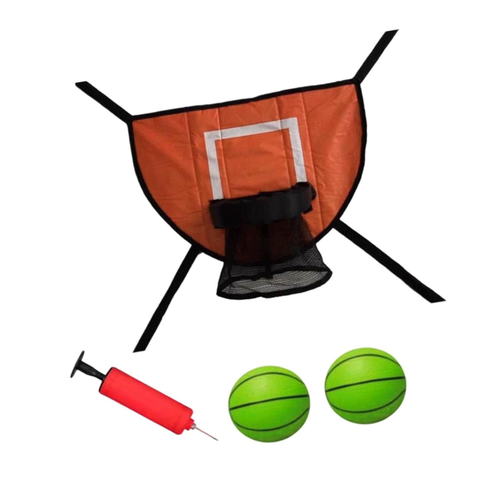 Basketball Hoop for Trampoline Sturdy for Dunking Waterproof Basketball Goal Orange | Backboard Systems | Basketball | Team Sports
