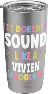 VIVIEN Personalized Women's Gift Custom VIVIEN Stainless Steel Insulated Tumbler
