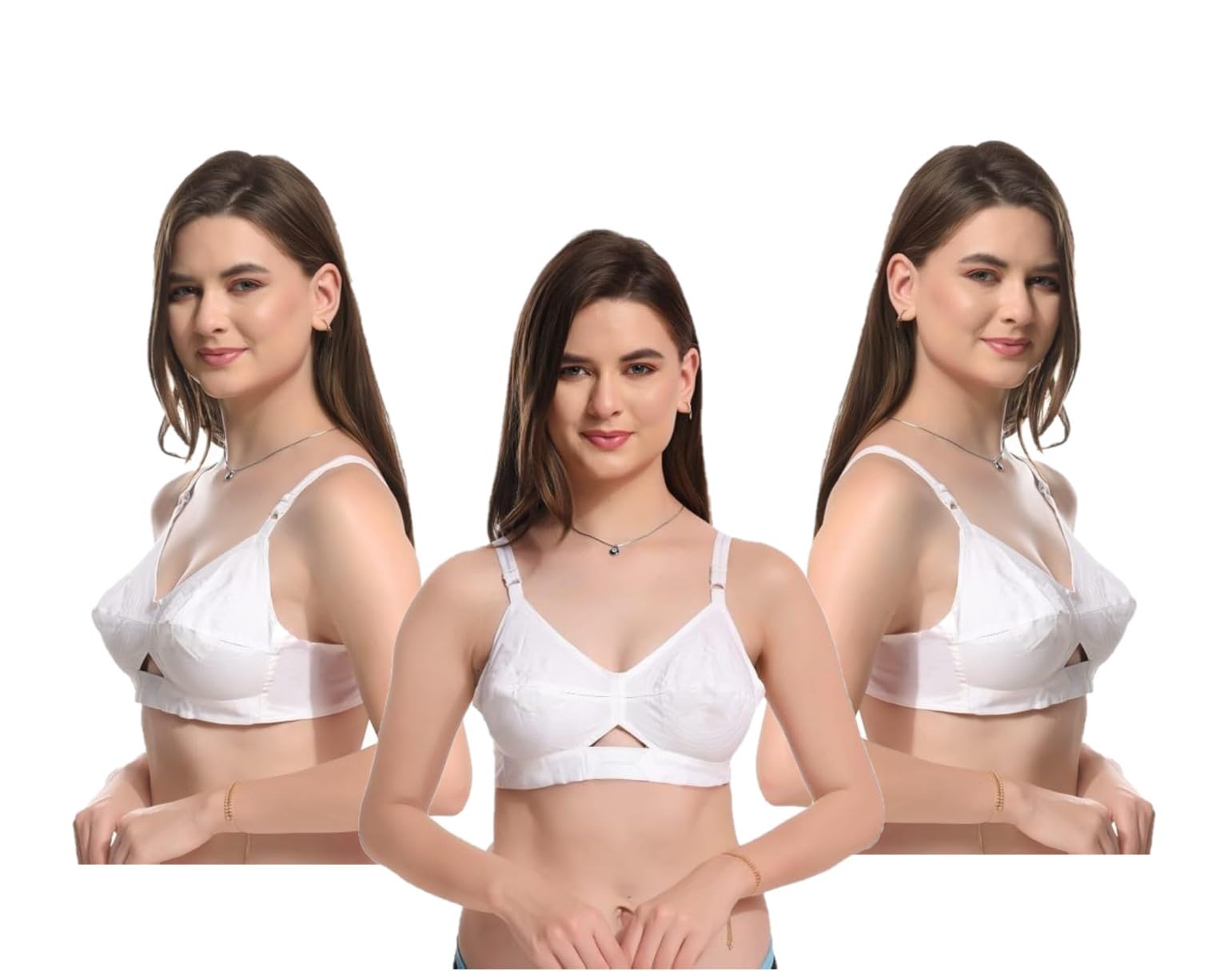 Pack of 6 Super Support Everyday Cotton Bras for Women – Full Coverage, Premium Comfort for Girls/Women-picture-44