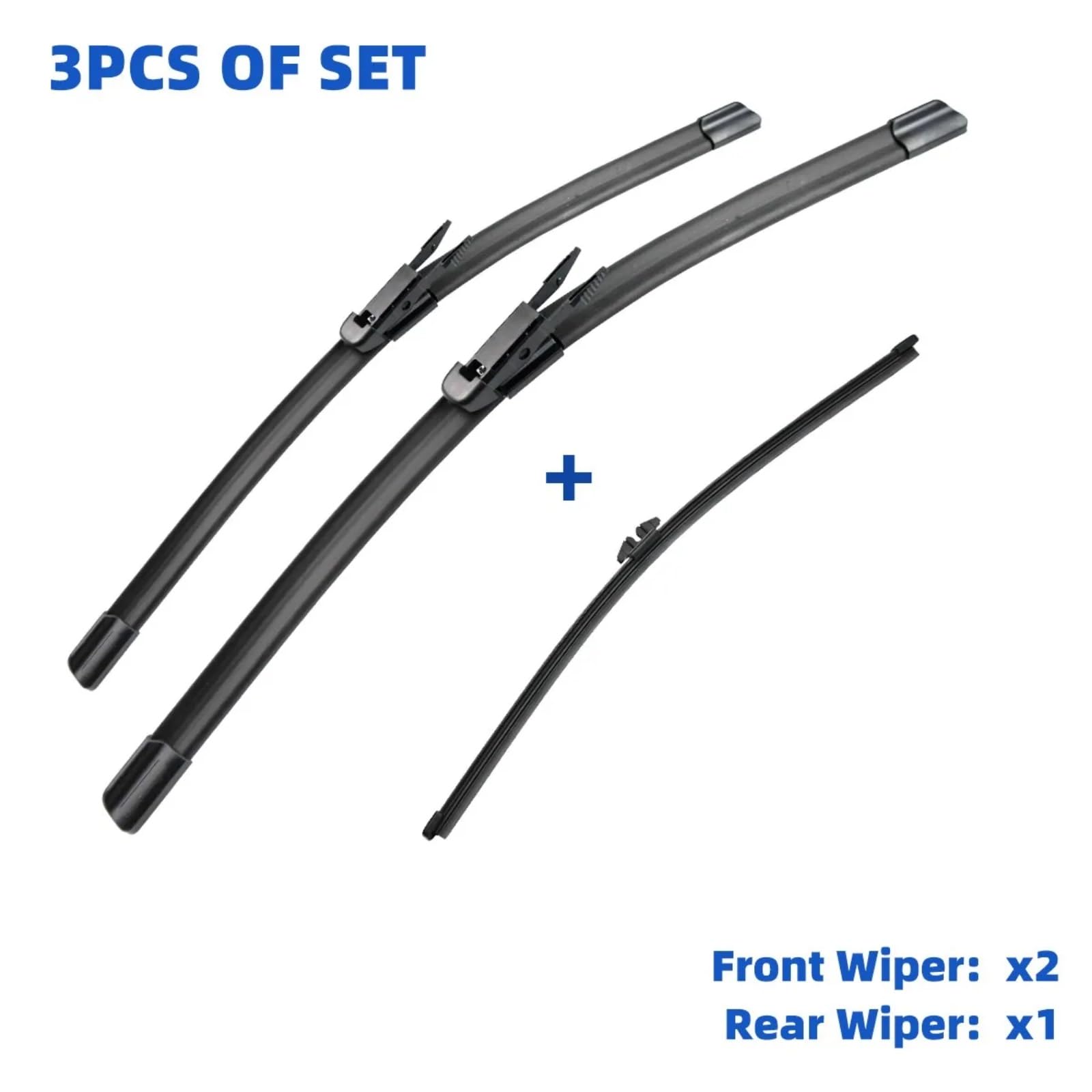 Tergicristalli Set Spazzole Tergicristallo Anteriori Compatibile Con Volvo Per XC90 MK1 2006 2007 2008 2009 2010 2011 Parabrezza Posteriore Di Ricambio
