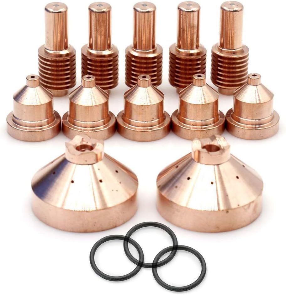ICE-40C/T Plasma Electrode 192047 204325 Tip 204323 Shield Cap fit Miller Spectrum 625 Cutter PKG-15