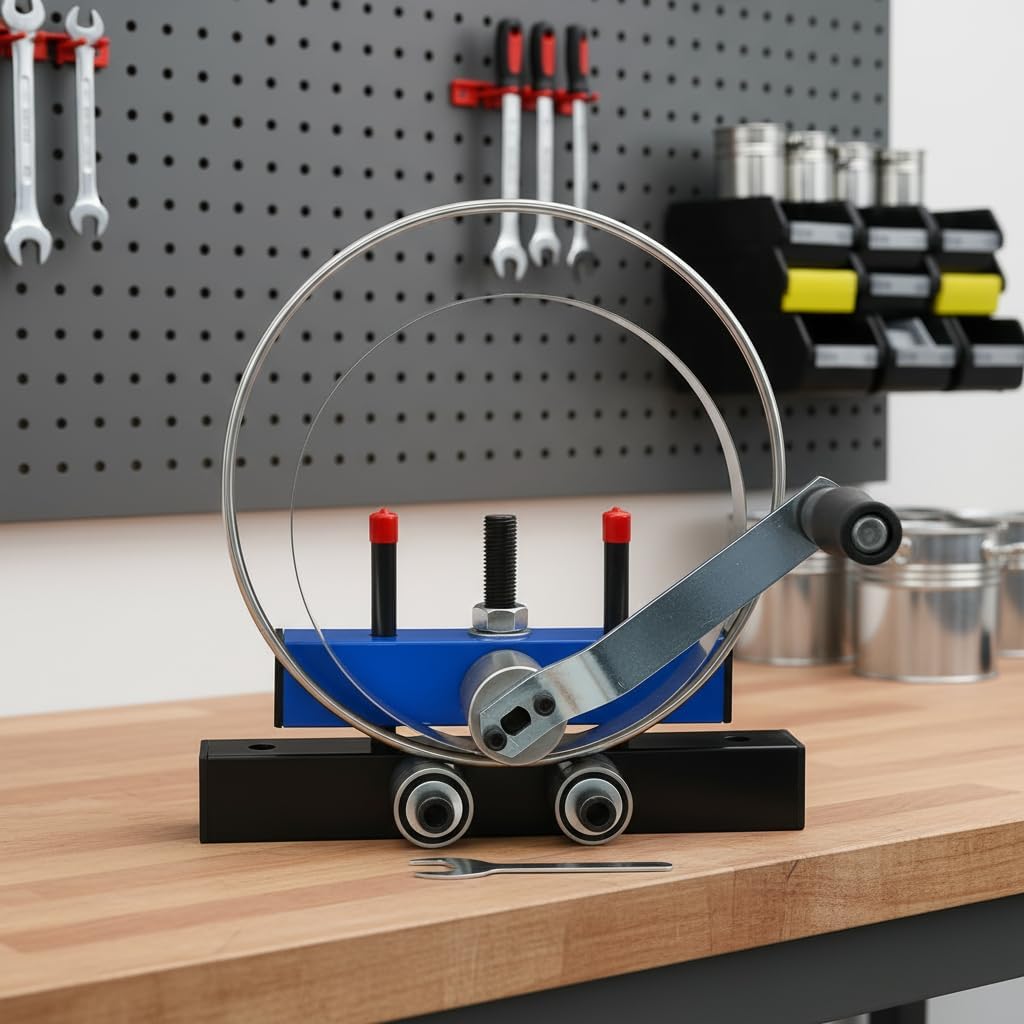 Manual Roller Bender For Steel Plate and Sheet Metal - Tube Bender, Rebar Bender, Fender Roller Tool, Screen Roller Tool, Rolling Machine - Ideal for Industrial, DIY, and Home Decoration Projects