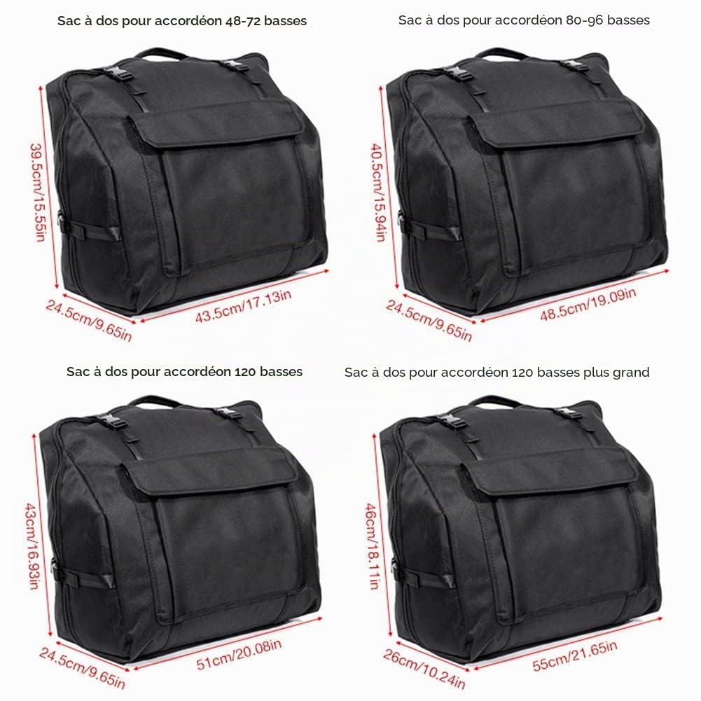 Sac Accordéon Woyufen Réglable Bretelles Accessoires Musique