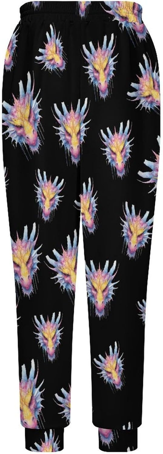 Colorful Dragon Casual Men's Sweatpants Lounge Pant 4X-Large