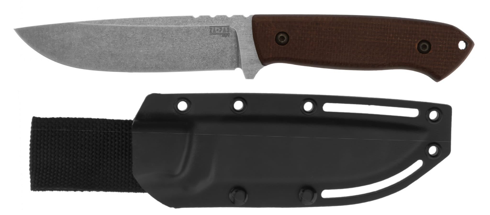 Couteau de randonnée ZA-PAS NMV pour bivouac et bushcraft en forêt