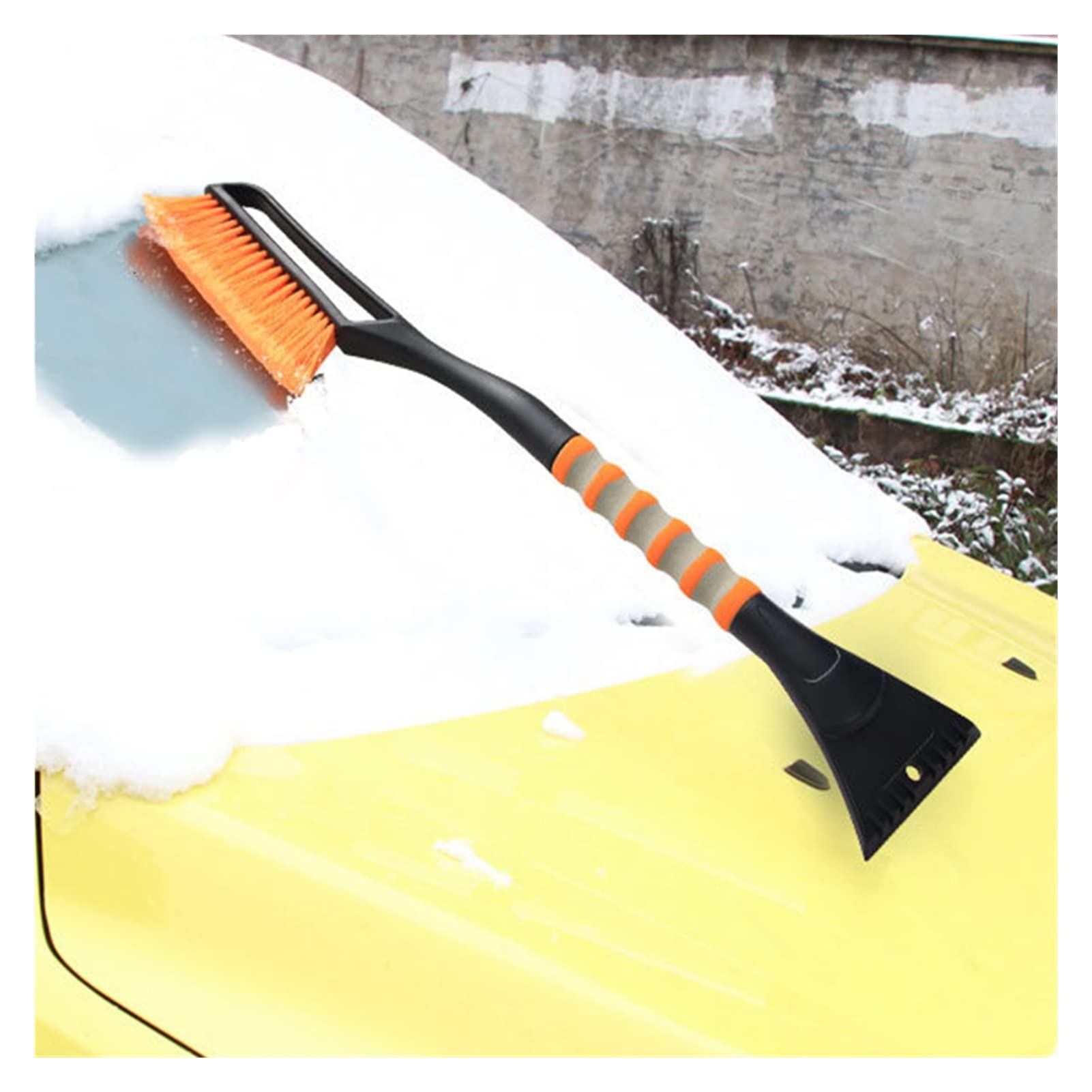 Brosse à Neige pour Pare-Brise Brosse de Nettoyage de Voiture Grattoir à Glace Pelle à Neige détachable Poussière de Neige Supprimer la Brosse Pare-Brise Automatique Gel Brosse à Neige Pelle (Color