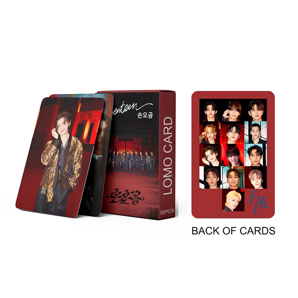 Funwaretech Seventeen Super Photocards 55Pcs 2023 Sventeen 10th