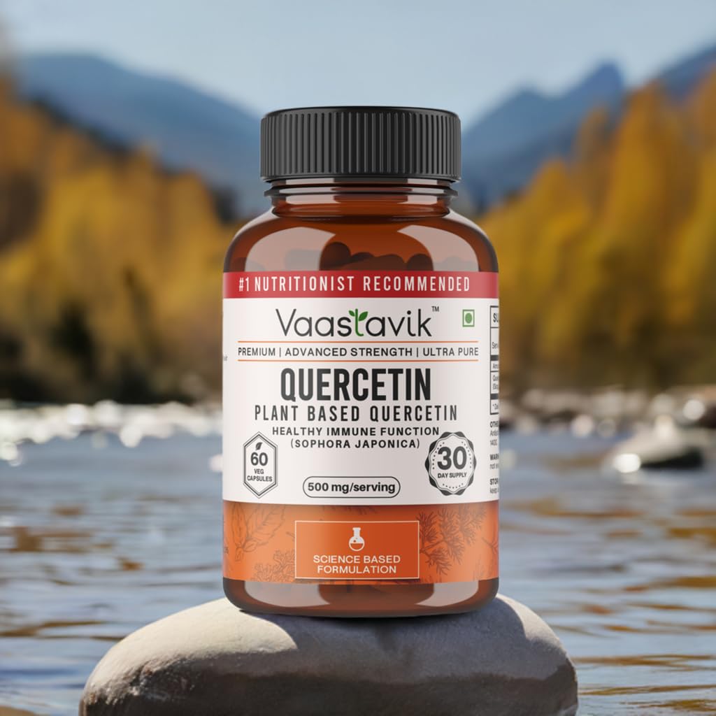 Vaastavik Pure Best Bioactive Quercetin Sophora Japonica Plant Based Supplement Capsules Extract 500mg 4