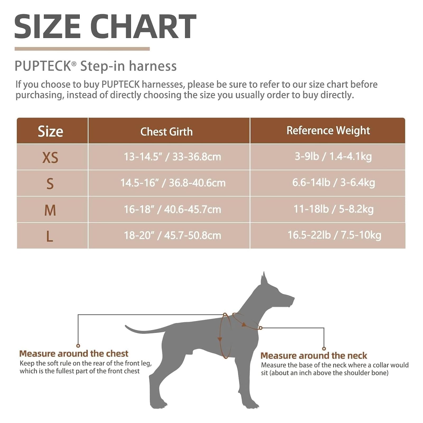 PUPTECK Step-in Dog Harness Small Dog No Pull Vest and Lead Set for Puppy Cats Outdoor Walking Light Blue S - Image 2