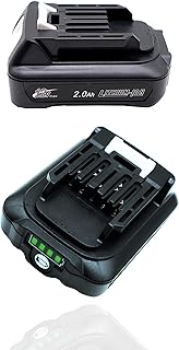 2 pcs Replacement Batteries Compatible with MAKITA BL1041B 10.8V & 12V CXT Series BL1021B BL1020B BL1040B BL1041B (12V 2.0Ah)