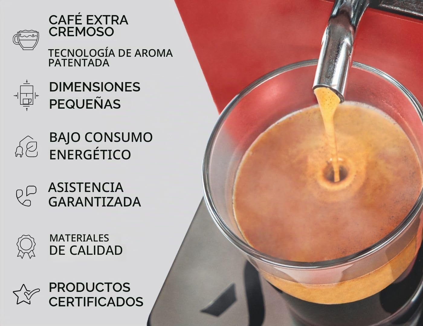 Aroma Plus+ - Cafetera expreso de cápsulas ESE de 44 mm, color verde militar