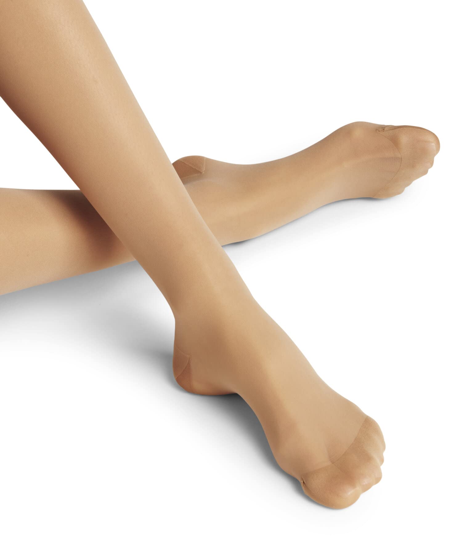 FALKE Energize 30 DEN W KH transparentes avec contention 1 paire, Chaussettes longues Femme, Effet peau (Powder 4069), 39-40