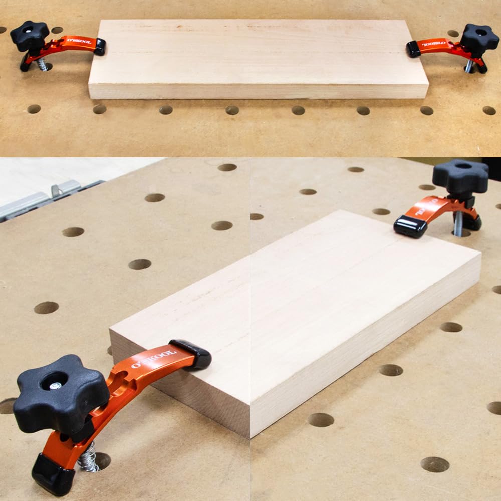 O'SKOOL Positionable T-Track Hold Down Clamp Kit, 5-3/8" L x 1-1/8" Width for CNC Router Clamp and T-Slot T-Track Clamp,2 Pack - Image 4