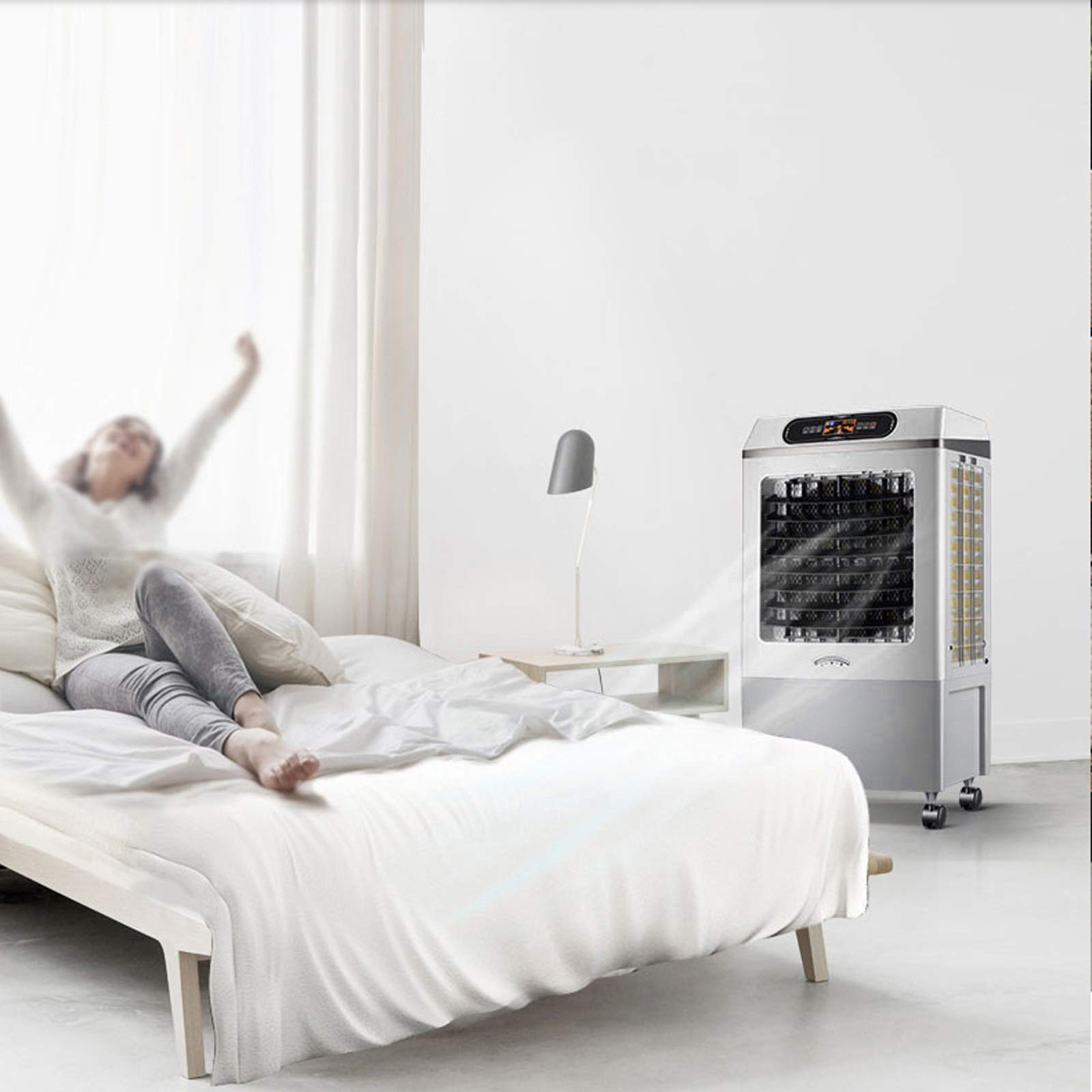 humidificadores Humidificador ultrasónico para Habitaciones Grandes, humidificadores de llenado Superior de 35 l con Control Remoto, humidificador de Aire de Apagado automático sin Agua