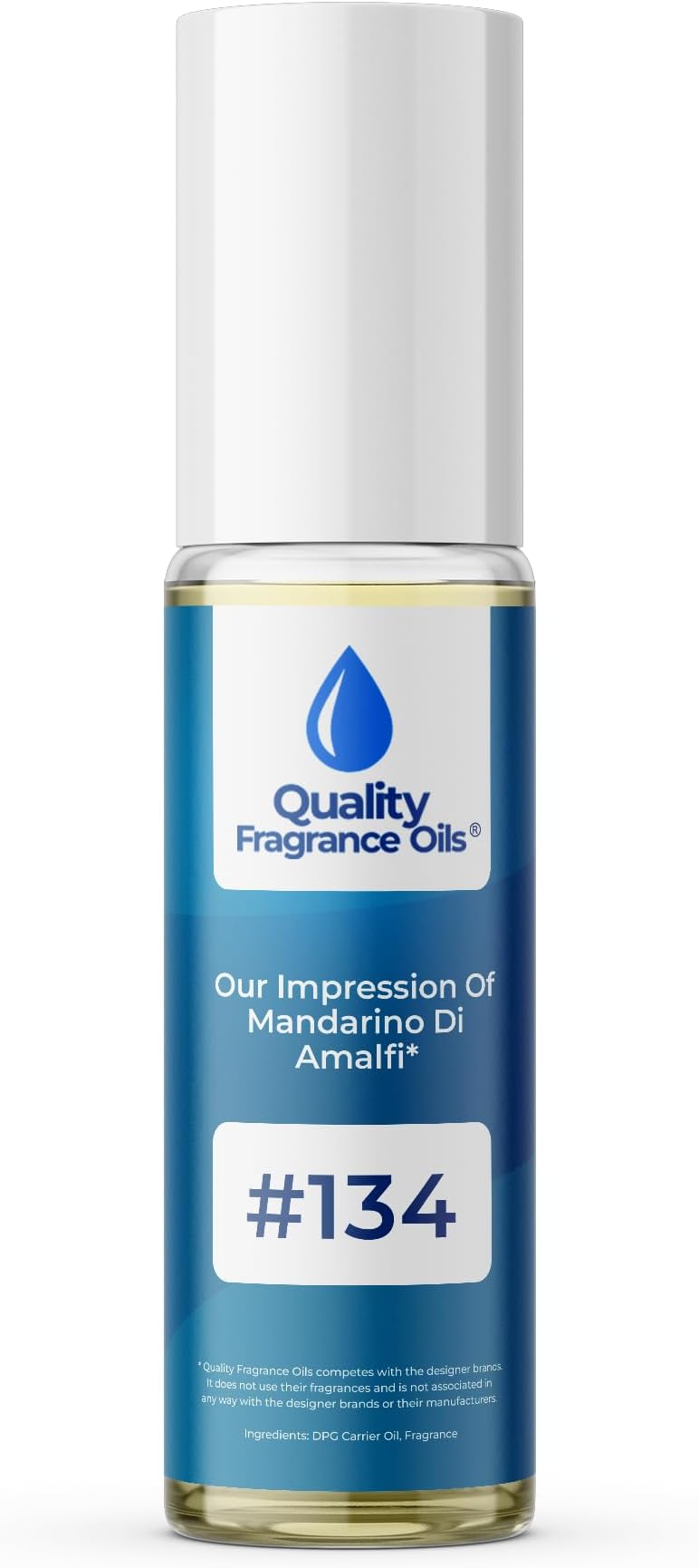 Mandarino Di Amalfi Impression #134 | Long-Lasting Perfume Oil, Alcohol-Free, Strong Scent, 10ml Roll-On | Affordable Alternative to Designer Fragrances