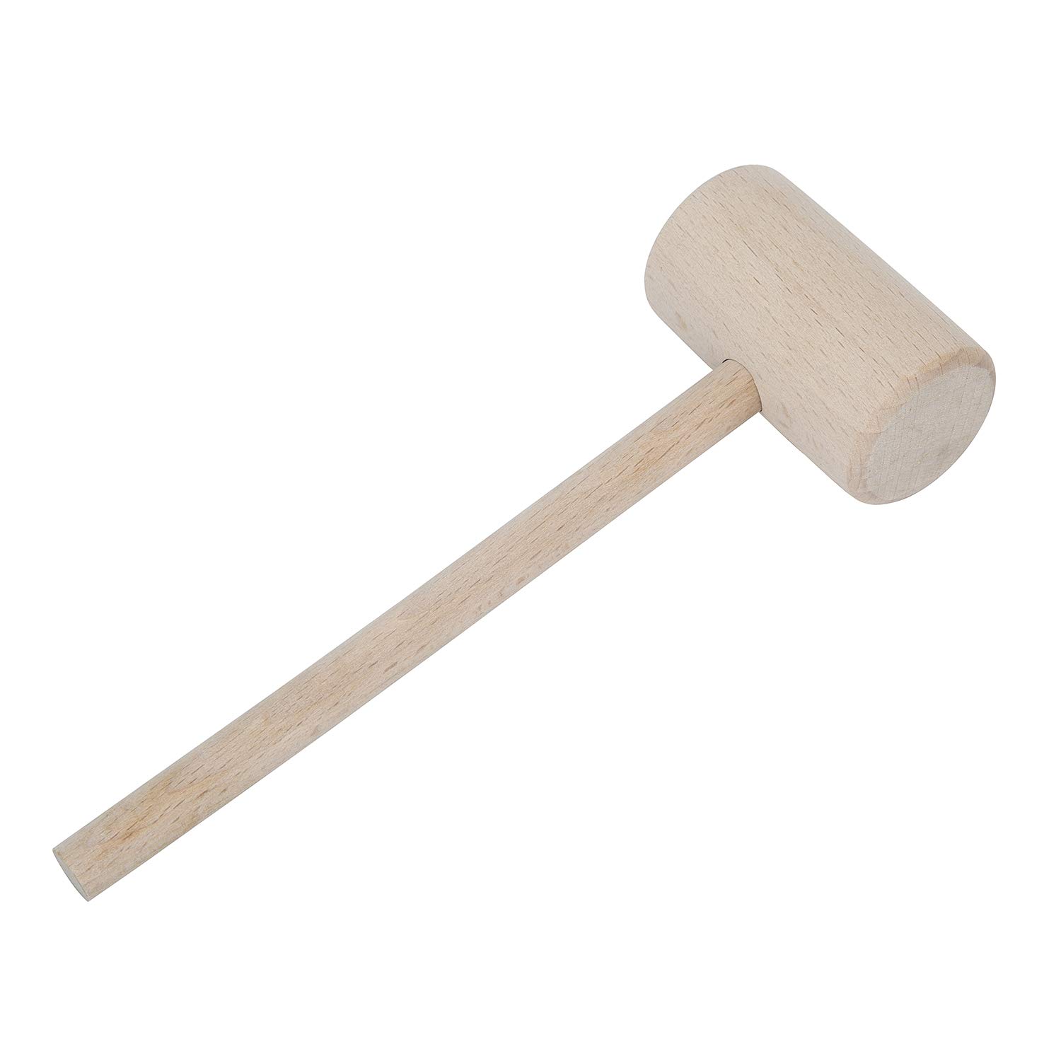 4 Pack Wooden Crab Lobster Mallets - Solid Beechwood Seafood Hammers, 7.7 X 2.2 X 1.4 Inches