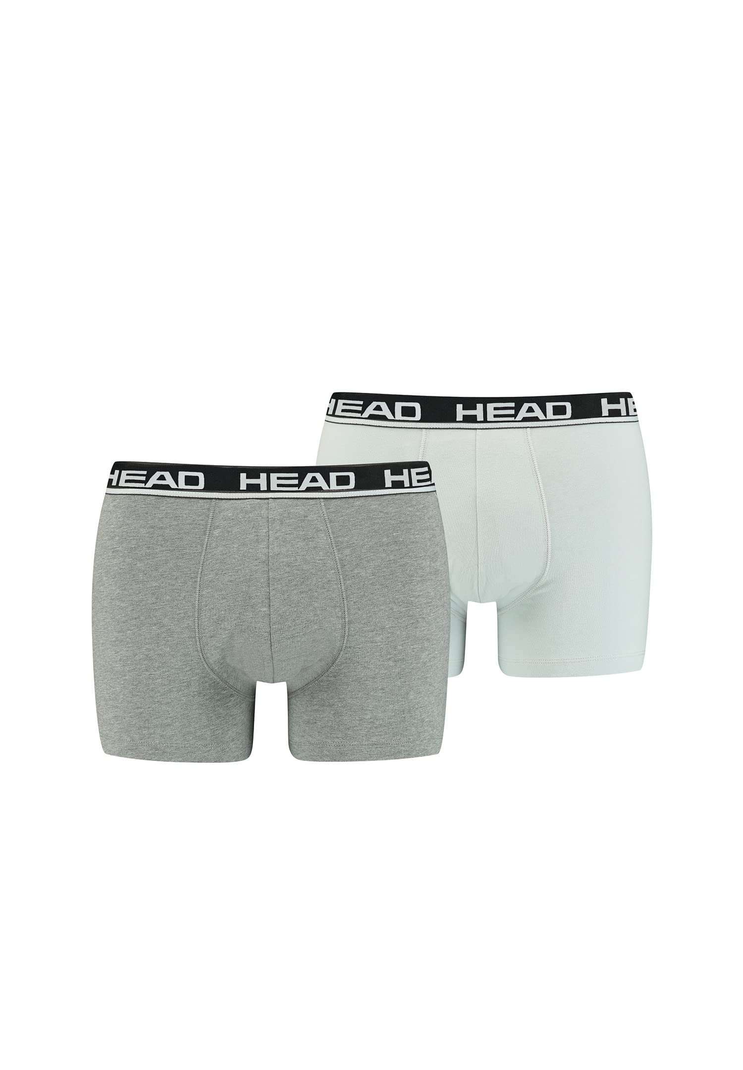 HEAD Men's BOXER, Grey Combo, XL (pack of 2)
