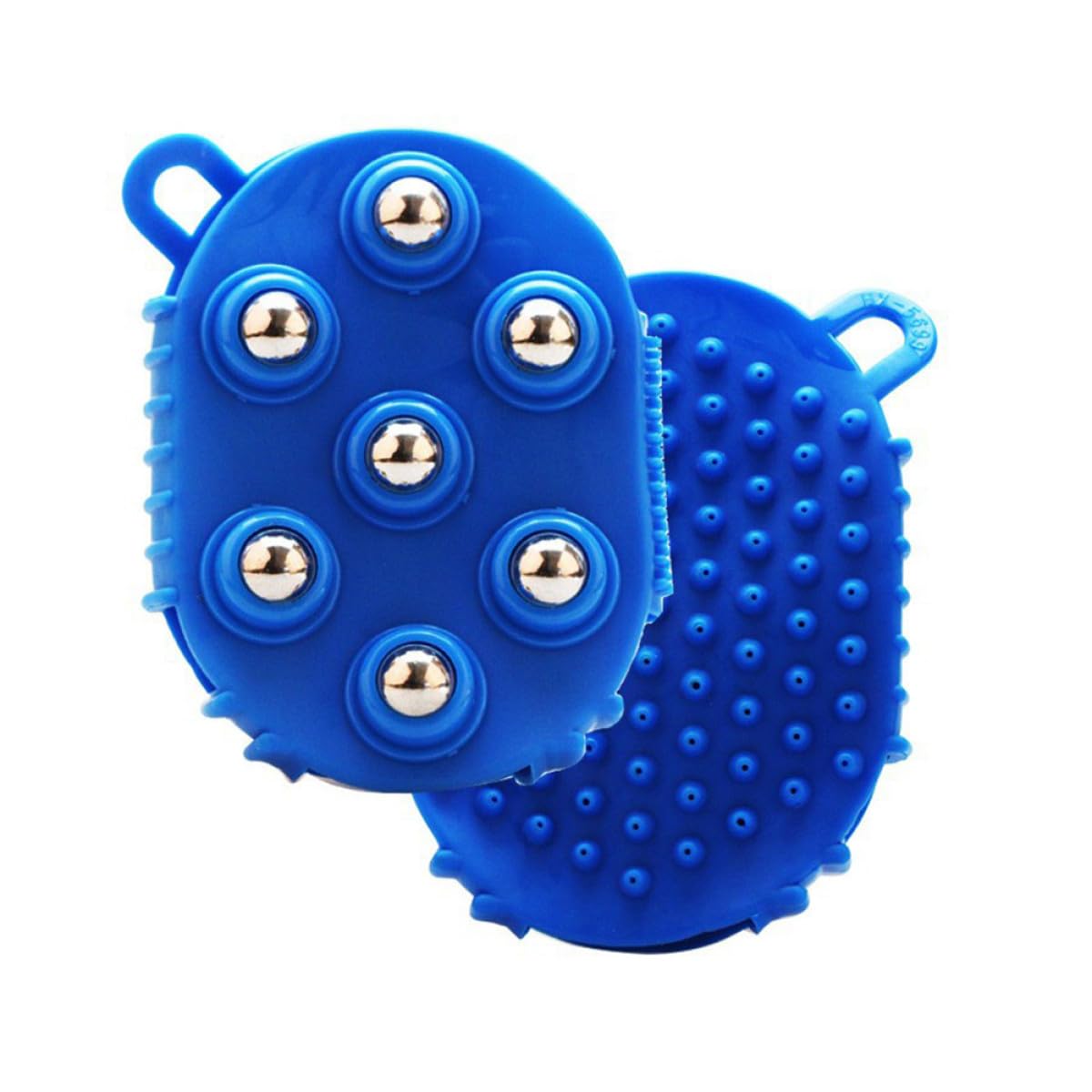 Veemoon 4-Teiliges Handmassagegerät Mit Rollenkugeln Massagehandschuhe Zur Faszien- Und Muskelentspannung – 360° Drehbare Metallkugel – Tragbares Massagegerät Für Den Ganzen Körper