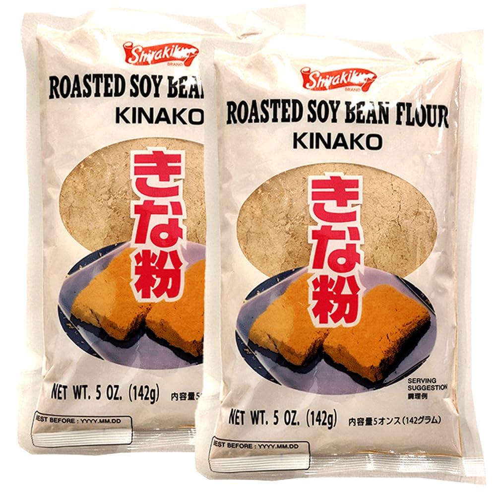 Amazon.com : 2 Packs Kinako Japanese Roasted Soybean Flour 142g