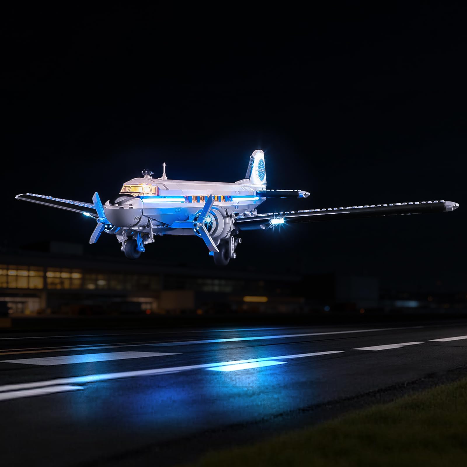 BRIKSMAX 2.0 Light Kit Compatible with Lego Icons Douglas DC-3 Airliner 11378 Building Sets - Original LED Lighting Kits (Accessories Only) for Display, Gifts & Collectors — image 1