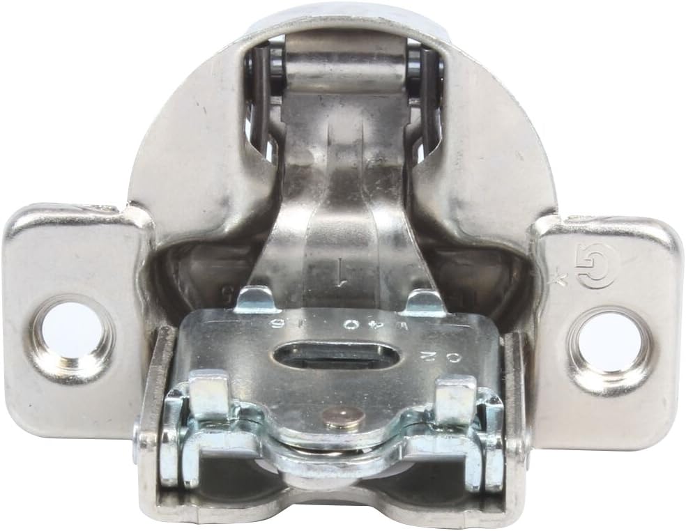 25 Pack Rok Hardware Grass TEC 864 108 Degree 1" Overlay 3 Level Self Close Screw On Compact Cabinet Hinge 04401-15 3-Way Adjustment 45mm Boring Pattern