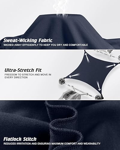 Miniatura 6 de CL convallaria Long Johns - Ropa interior térmica para hombre, forro polar suave, capa base para clima frío, conjunto de regalo