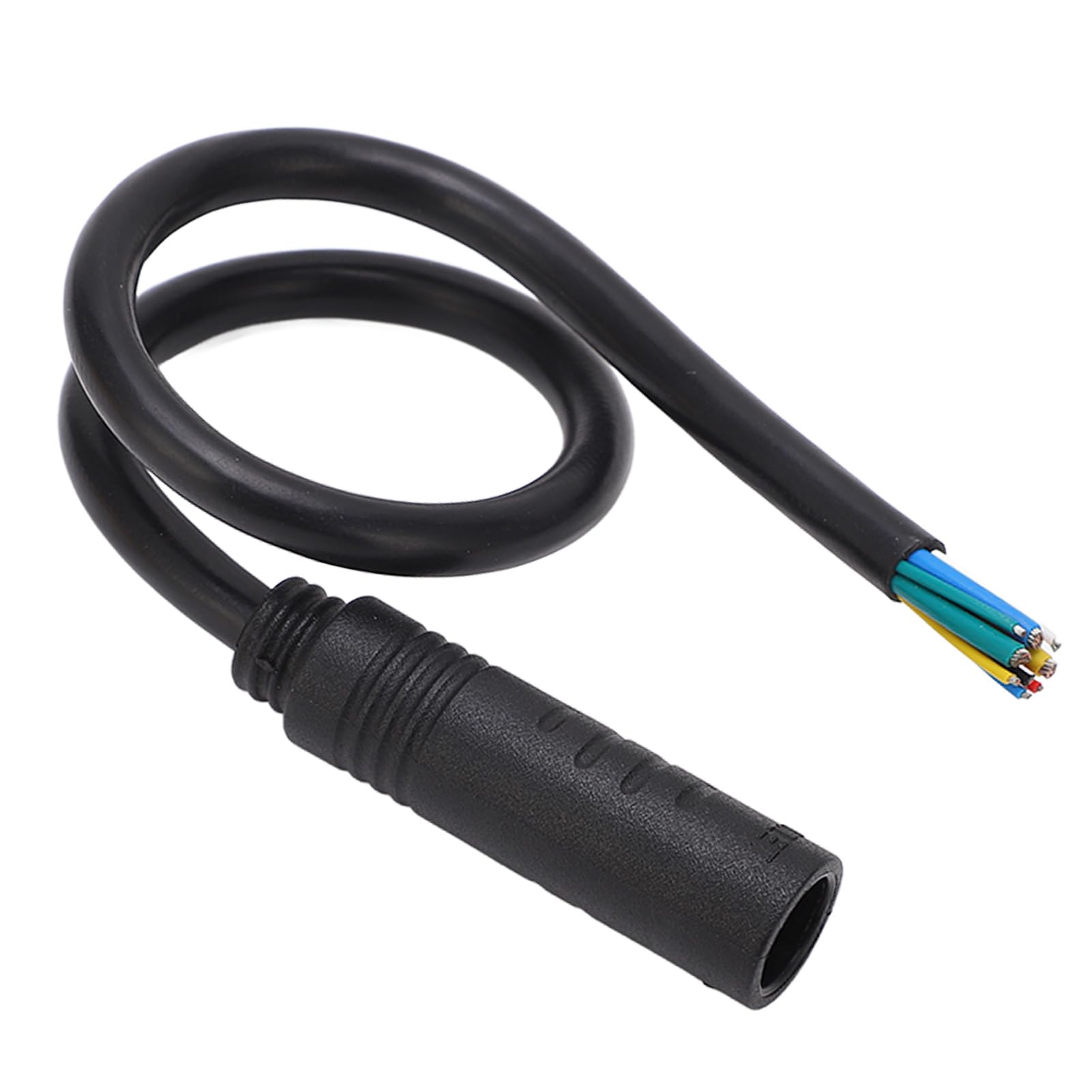 Yitre Electric Bike Motor Cable, 9 Pin Motor Extension Cable, Practical with Waterproof Connector for Electric Scooter