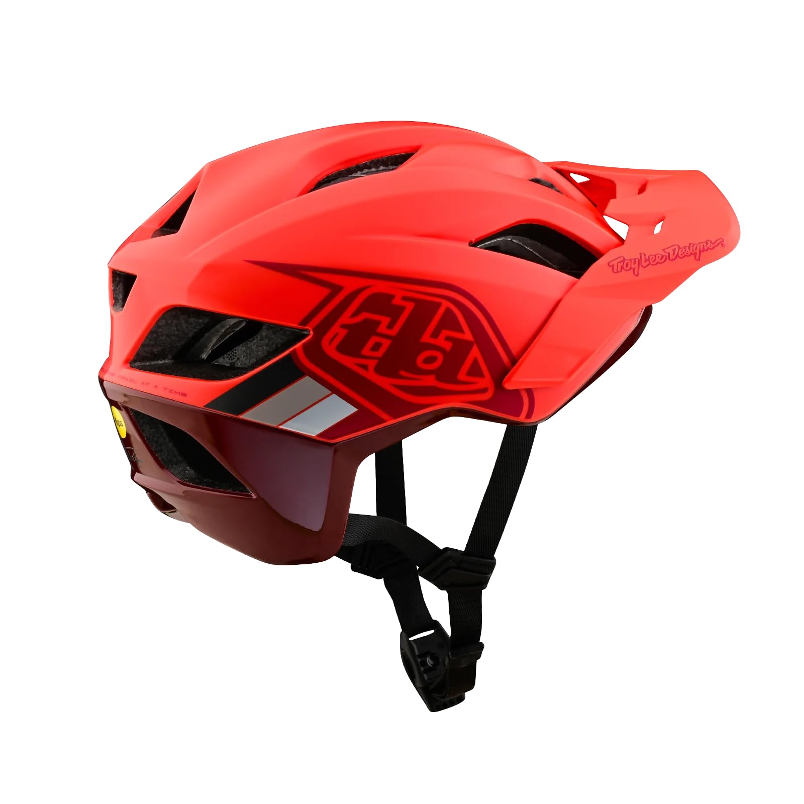 Troy Lee Designs Flowline SE Helmet (2025) MIPS for Mountain Bicyle MTB, Badge Apple, X-Small/Small