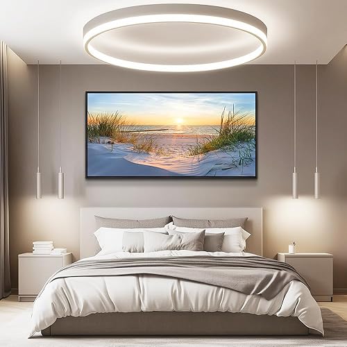 Miniatura 4 de MHARTK66 Lienzo decorativo de pared para sala de estar, decoración de pared grande para oficina, dormitorio, póster, impresiones artísticas, sol,