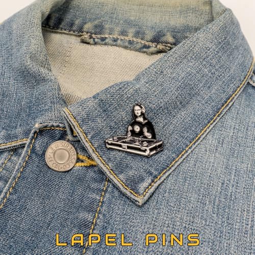 Image of Enamel Pins for Backpacks, Colorful Cute Cartoon Lapel Pins, Cool Bedge Brooch Pins for Lanyard, Bags, Hat, Clothes, Jacket. Clothing Decoration