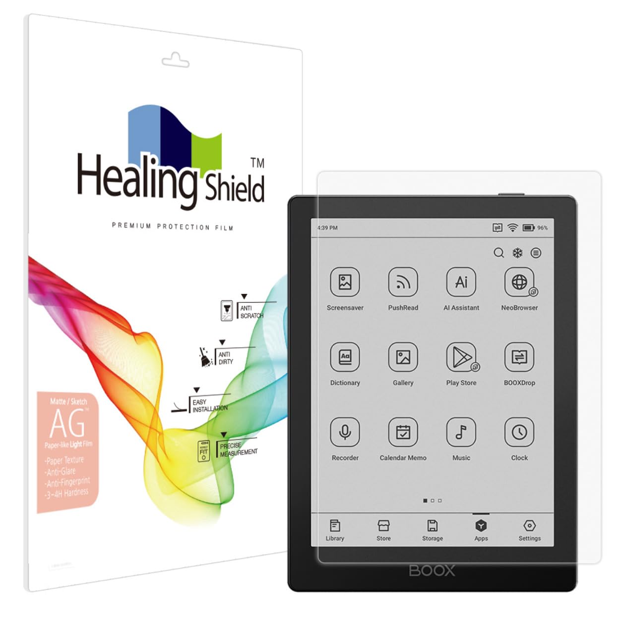 Screen Protector for Onyx Boox Go 6, Light Anti Glare Paper Texture Feeling Matte Film- AGPL-Go6