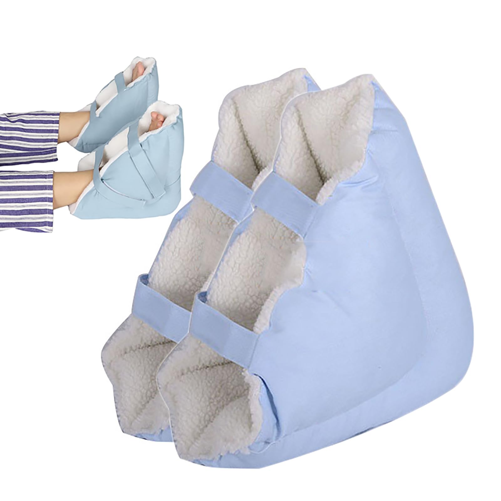 Cojín Protector De Escaras, 1 Par De Protectores De Escaras En El Talón, Tela Suave Extraíble Y Lavable, Fuerte Resistencia del Producto, Que Protege Los Talones, para Discapacitados
