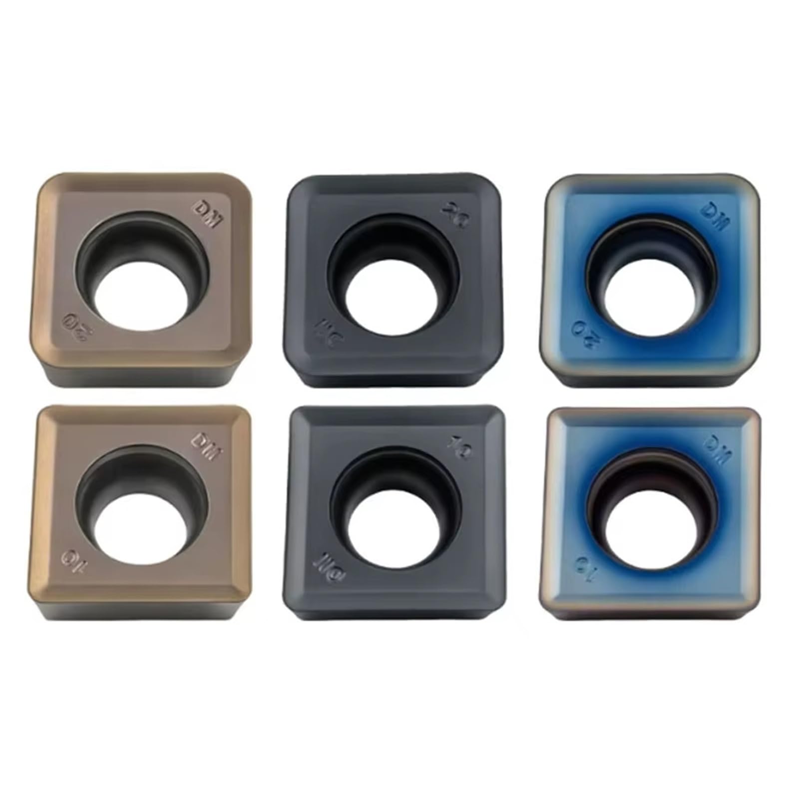 Insert De Fraisage CNC À Trois Faces, Tournage En Carbure Indexable, 10 Pièces(MPHT120420 ZM205)